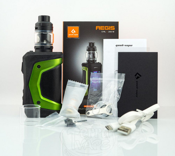 Geekvape Aegis X 200W kit с баком Z Sub Ohm Стартовый набор