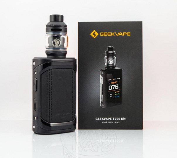 GeekVape T200 Mod Kit с баком Z Sub Ohm 2021 Tank Atomizer 5.5ml 200W Стартовый набор