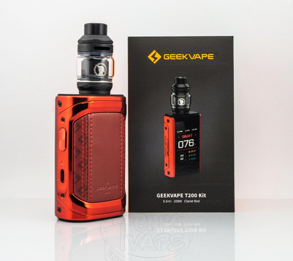 GeekVape T200 Mod Kit с баком Z Sub Ohm 2021 Tank Atomizer 5.5ml 200W Стартовый набор