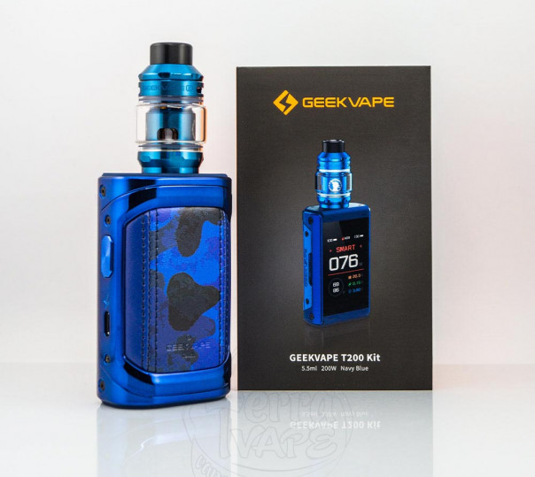 GeekVape T200 Mod Kit с баком Z Sub Ohm 2021 Tank Atomizer 5.5ml 200W Стартовый набор