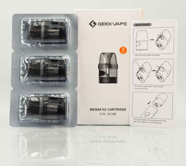 Картридж для многоразовой POD системы GeekVape Wenax H1 Pod 2.5ml