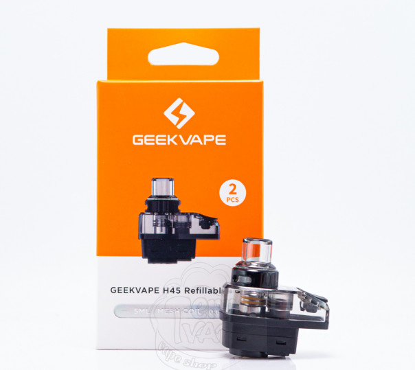 Картридж GeekVape H45 Refillable Pod Cartridge для багаторазової POD системи H45, Classic (Aegis Hero 2, 3) 5ml