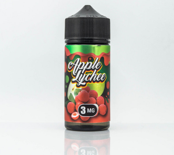 Жидкость Flamingo Organic Apple Lychee 100ml 0mg без никотина со вкусом личи и яблока