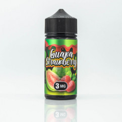 Flamingo Organic Guava Strawberry 100ml 0mg Рідина