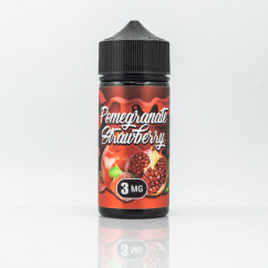 Flamingo Organic Pomegranate Strawberry 100ml 0mg Рідина