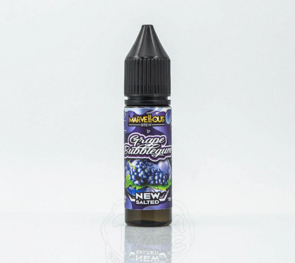 Жидкость Marvellous Brew Salt Grape Bubblegum 15ml 35mg на солевом никотине со вкусом виноградной жвачки