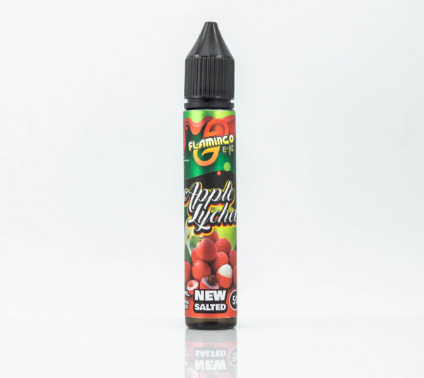 Жидкость Flamingo Salt Apple Lychee 30ml 35mg на солевом никотине со вкусом яблока и личи