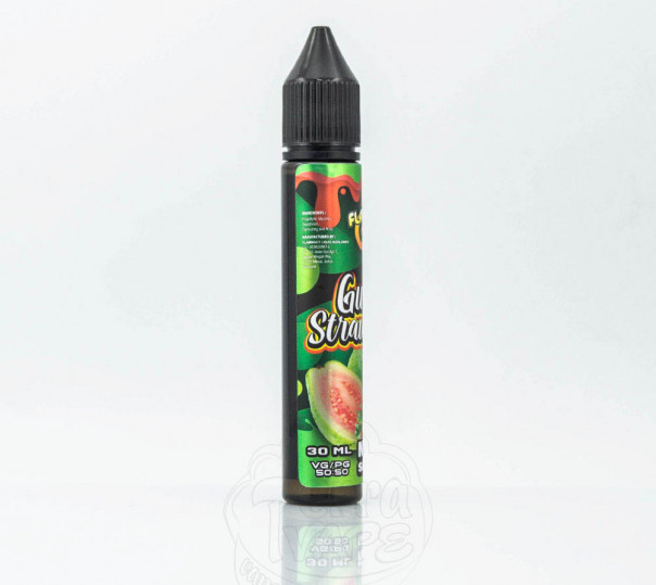 Рідина Flamingo Salt Guava Strawberry 30ml 35mg на сольовому нікотині зі смаком гуави та полуниці