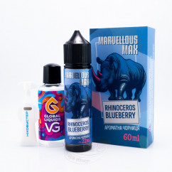 Marvellous Max Organic Rhinoceros Blueberry 60ml 3mg Жидкость