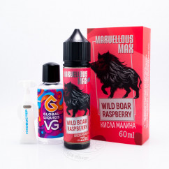 Marvellous Max Organic Wild Boar Raspberry 60ml 3mg Рідина