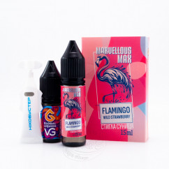 Marvellous Max Salt Flamingo Wild Strawberry 15ml 50mg Жидкость