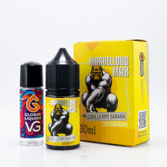 Marvellous MAX Salt Gorilla Ripe Banana 30ml 50mg