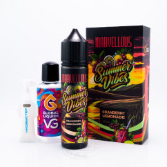 Marvellous Summer Vibes Organic Cranberry Lemonade 60ml 3mg Рідина