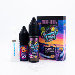 Marvellous Summer Vibes Salt Purple Lemonade 15ml 50mg Жидкость