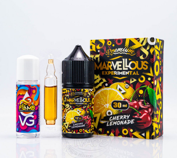 Рідина Marvellous Brew Experimental Salt Cherry Lemonade 30ml 50mg (набір компонентів)