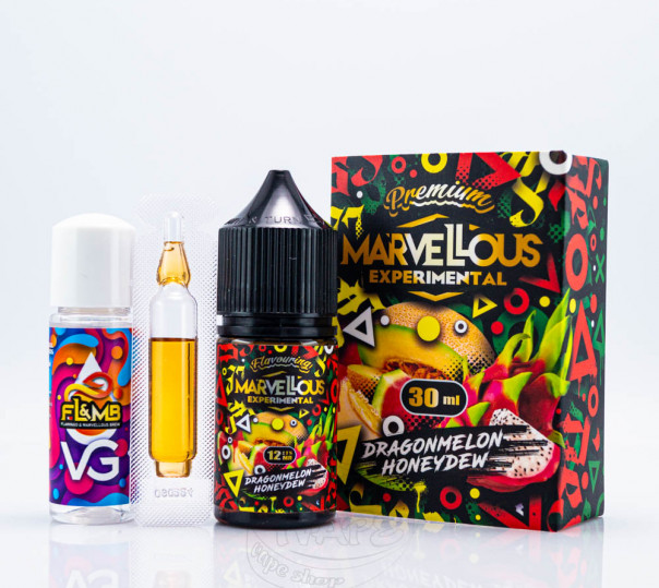 Рідина Marvellous Brew Experimental Salt Dragonmelon Honeydew 30ml 50mg (набір компонентів)