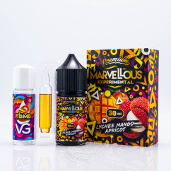 Marvellous Brew Experimental Salt Lychee Mango Apricot 30ml 50mg