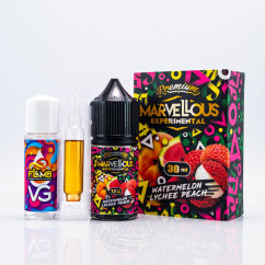 Marvellous Brew Experimental Salt Watermelon Lychee Peach 30ml 50mg