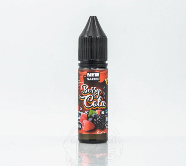 Жидкость Flamingo Salt Berry Cola 15ml 35mg на солевом никотине со вкусом ягодной Кока-колы