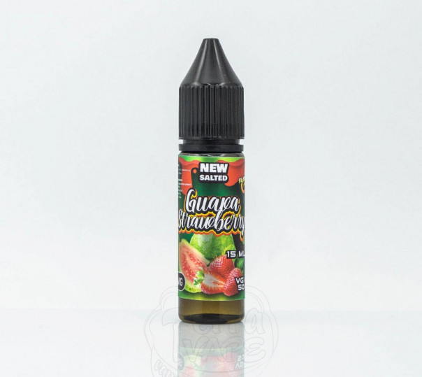 Жидкость Flamingo Salt Guava Strawberry 15ml 35mg на солевом никотине со вкусом гуавы и клубники