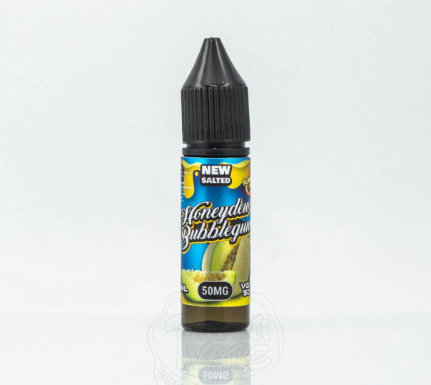 Рідина Flamingo Salt Honeydew Bubblegum 15ml 35mg на сольовому нікотині зі смаком жуйки з динею