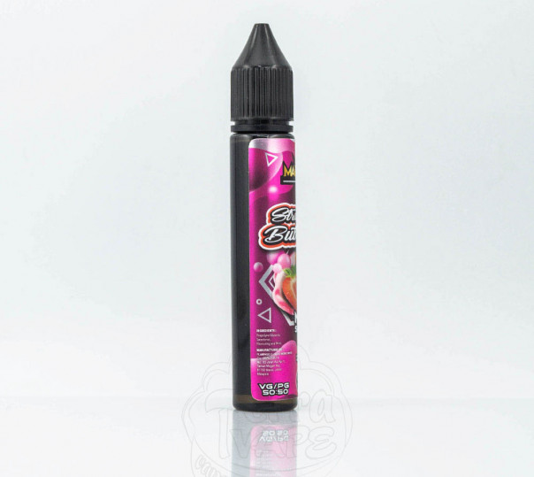 Жидкость Marvellous Brew Salt Strawberry Bubblegum 30ml 35mg на солевом никотине со вкусом жвачки с клубникой