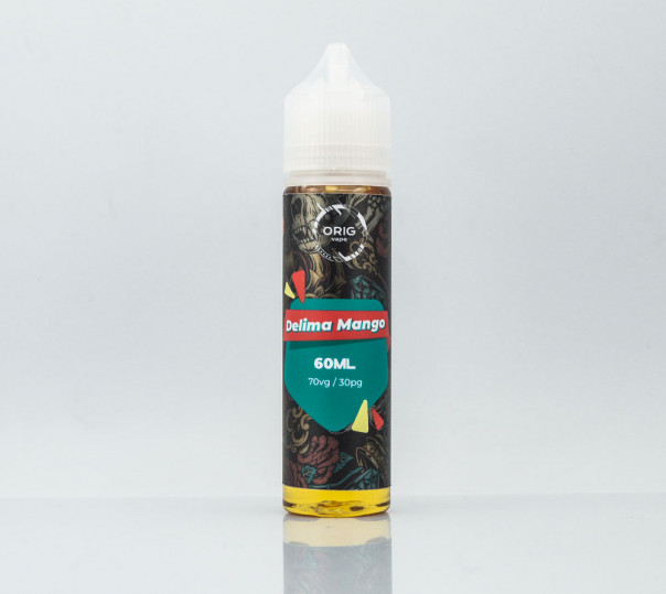 Рідина Orig Vape Delima Mango 60ml 1.5mg на органічному нікотині зі смаком манго