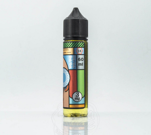 Рідина WOW WTF Miami Beach Cold 60ml 1.5mg на органічному нікотині зі смаком тропічних фруктів з холодком