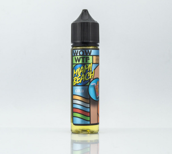 Жидкость WOW WTF Miami Beach Cold 60ml 1.5mg на органическом никотине со вкусом тропических фруктов с холодком