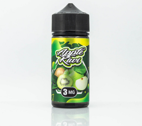 Рідина Marvellous Brew Apple Kiwi 100ml 0mg без нікотину зі смаком ківі та яблука