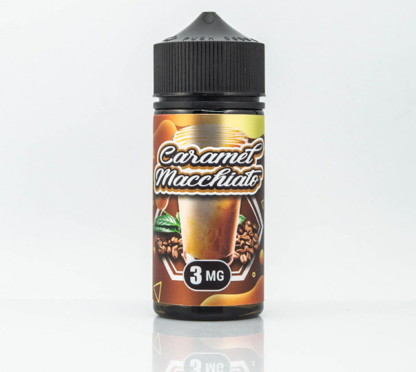 Жидкость Marvellous Brew Caramel Macchiato 100ml 0mg без никотина со вкусом кофе