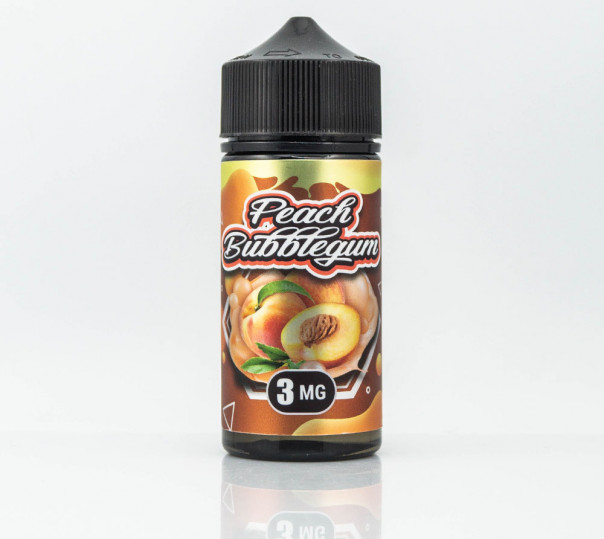 Жидкость Marvellous Brew Peach Bubblegum 100ml 3mg на органическом никотине со вкусом жвачки с персиком