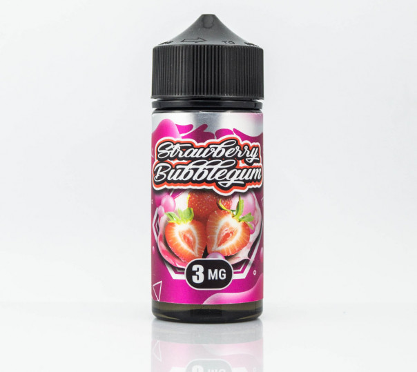 Рідина Marvellous Brew Strawberry Bubblegum 100ml 0mg без нікотину зі смаком жуйки з полуницею