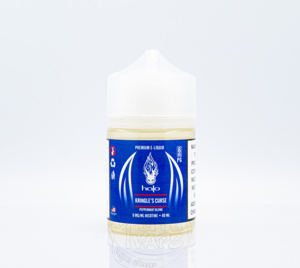 Рідина Halo Organic Kringle's Curse 60ml 0mg без нікотину зі смаком м'яти