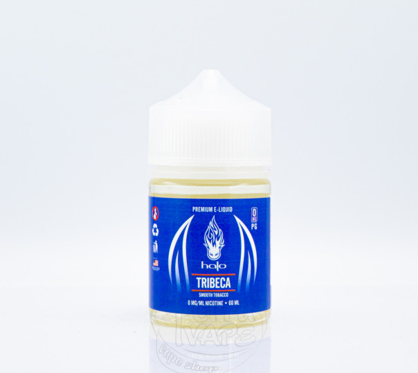 Рідина Halo Organic Tribeca 60ml 0mg без нікотину зі смаком тютюну з карамеллю та ваніллю