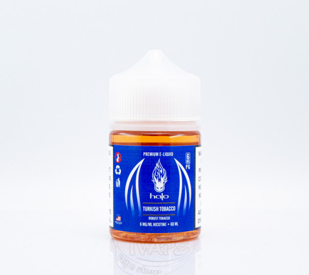 Рідина Halo Organic Turkish 60ml 3mg на органічному нікотині зі смаком тютюну