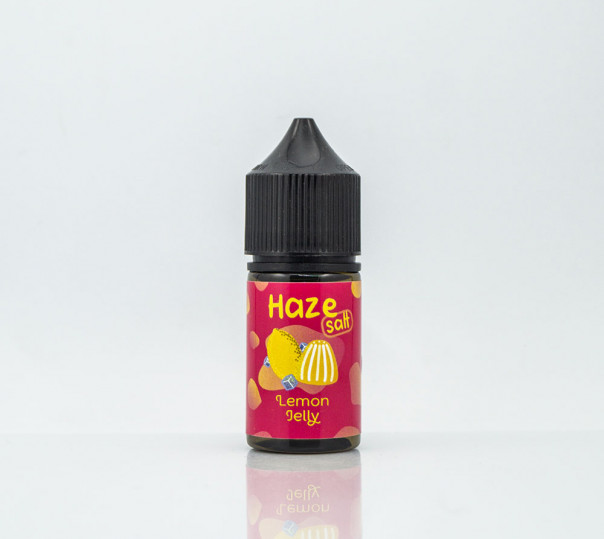 Рідина Haze Salt Lemon Jelly 30ml 25mg на сольовому нікотині зі смаком лимонних желеек з холодком