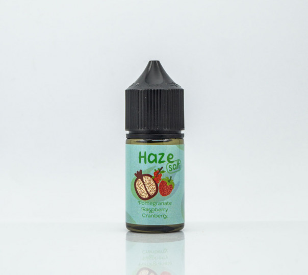 Жидкость Haze Salt Pomegranate Raspberry Strawberry 30ml 25mg на солевом никотине со вкусом малины, граната и клубники