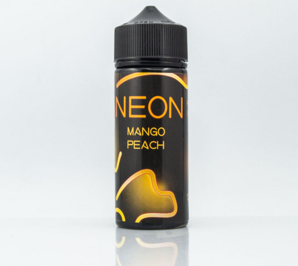 Рідина Neon Organic Mango Peach 120ml 6mg на органічному нікотині зі смаком манго і персика