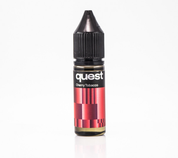 Жидкость Quest Salt Cherry Tobacco 15ml 30mg на солевом никотине со вкусом табачки с вишней