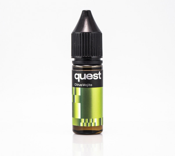 Рідина Quest Salt Citrus Mojito 15ml 30mg на сольовому нікотині зі смаком цитрусового мохіто