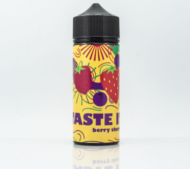 Жидкость Taste It Organic Berry Sherbet 120ml 0mg без никотина со вкусом ягодного щербета