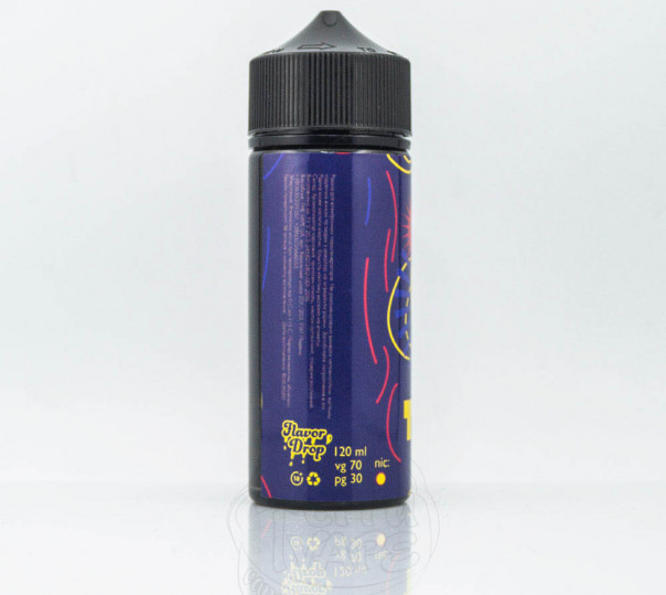 Рідина Taste It Organic Blue Wild Strawberry 120ml 0mg без нікотину зі смаком суниці