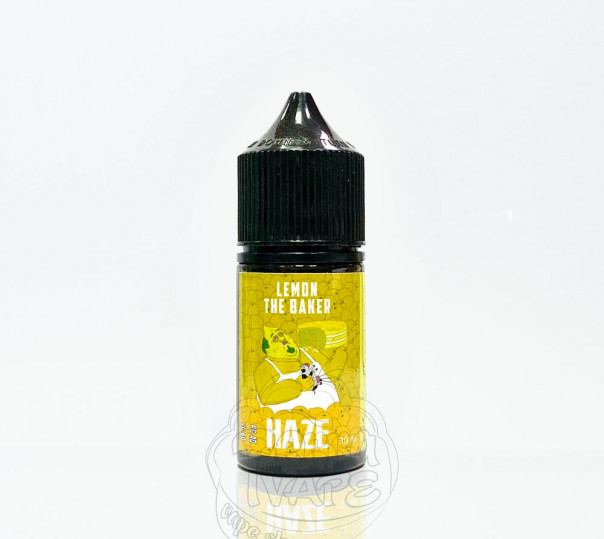 Жидкость Haze Organic 60/40 Lemon The Baker 30ml 0mg без никотина со вкусом лимонного пирога