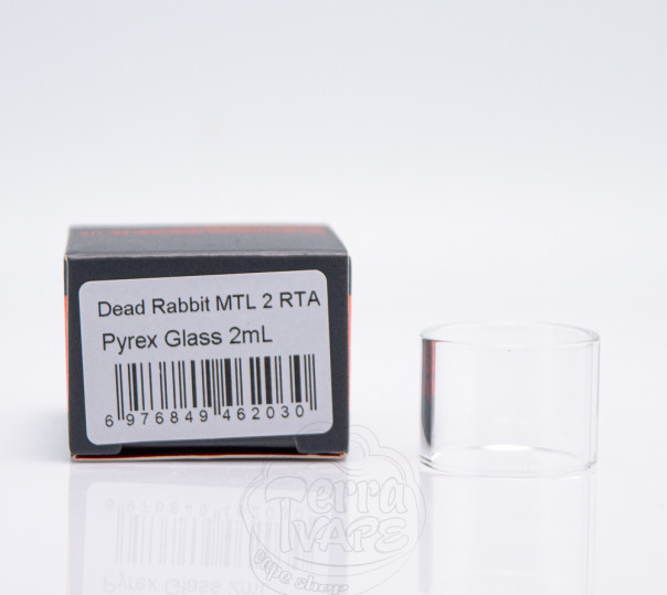 Стекло для бака Hellvape Dead Rabbit MTL 2 RTA Pyrex Glass 2ml/4ml Стекло для бака Hellvape Dead Rabbit MTL 2 RTA Pyrex Glass 2ml/4ml