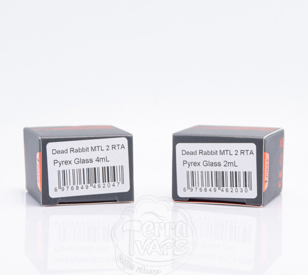 Стекло для бака Hellvape Dead Rabbit MTL 2 RTA Pyrex Glass 2ml/4ml Стекло для бака Hellvape Dead Rabbit MTL 2 RTA Pyrex Glass 2ml/4ml