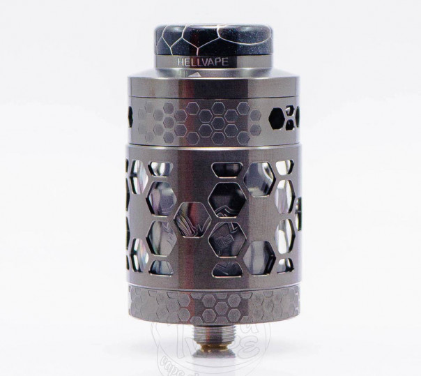Hellvape Dead Rabbit 4 RTA Pro Tank Atomizer Gunmetal Обслуживаемый бак