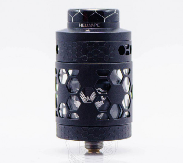 Hellvape Dead Rabbit 4 RTA Pro Tank Atomizer Matte Black Обслуживаемый бак