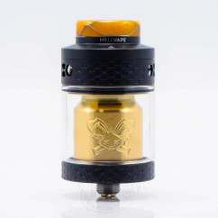 Hellvape Dead Rabbit 4 RTA Tank Atomizer Black Gold
