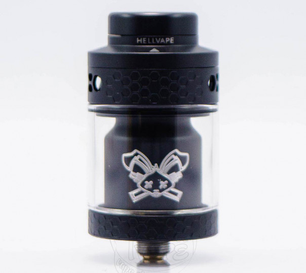 Hellvape Dead Rabbit 4 RTA Tank Atomizer Matte Black Обслуживаемый бак